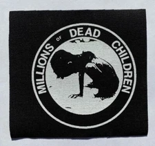 MDC  Cloth Patch Sew On Badge Punk Rock Approx 4" X 4.25" (CP81)