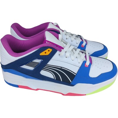 Mens Puma ''Slipstream Sunset'' Low Sneakers White 389979-01 Size 11.5 NWOB