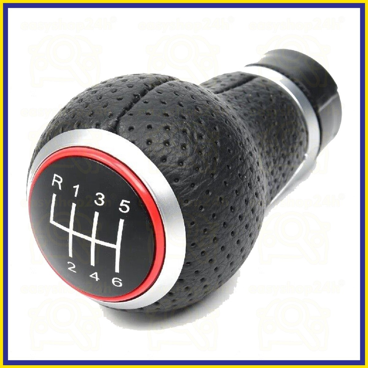 Pomello Del Cambio Leva Per Audi A1 A3 A4 A5 A6 Q3 Q5 Knauf Pelle - Foto 5