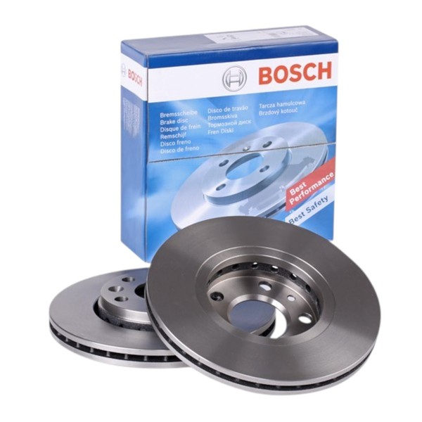 Bosch Paar Vordere Bremsscheiben FüR Alfa Romeo 159 Fiat 500X Jeep Renegade-image