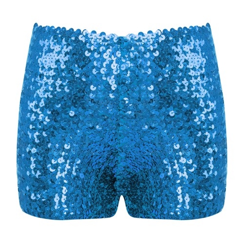Girls Sequins Dance Shorts Rave Booty Dance Shorts Sparkle Short Hot Pants - Picture 67 of 106