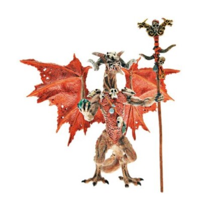 Figurine Plastoy Neuve - Le Dragon Sorcier Rouge - 60228