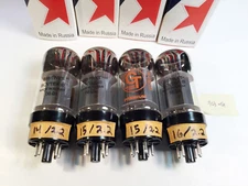 Quad of Sovtek 5881 / 6L6 WXT Power Tubes Tested and Matched (q)