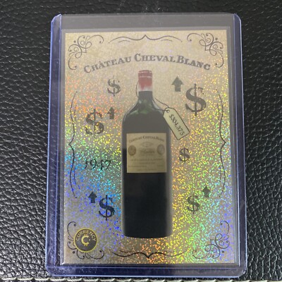 CARDSMITHS CURRENCY S2 1947 French Cheval-Blanc #54 Crystal Sparkle Holo Foil US