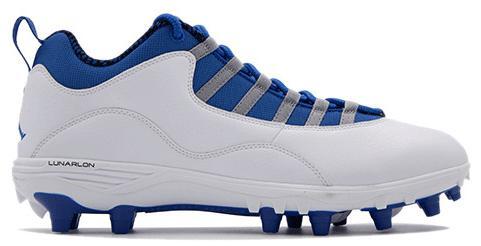 Size 18 Nike Air Jordan 10 TD Low Football Cleats White  display picture 1