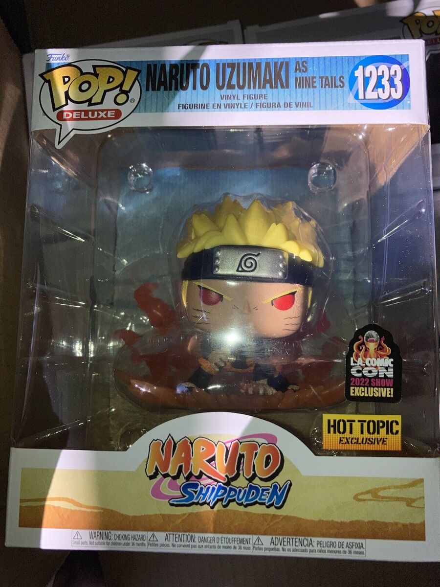 FUNKO POP NARUTO SHIPPUDEN NARUTO UZUMAKI AS NINE TAILS LACC EXCLUSIVE IN  HAND