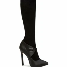 Andrea Shoes Womens Legging Sock Bootie Black Size 8 NWOB Synthetic