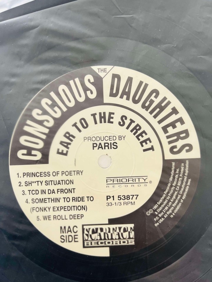 The Conscious Daughters / Ear To The Street 1993 US LP Vinyl Priority ...