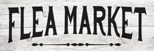 Flea Market Farmhouse Chic White Farmhouse Wood Sign Wall Décor  B3-06180028150