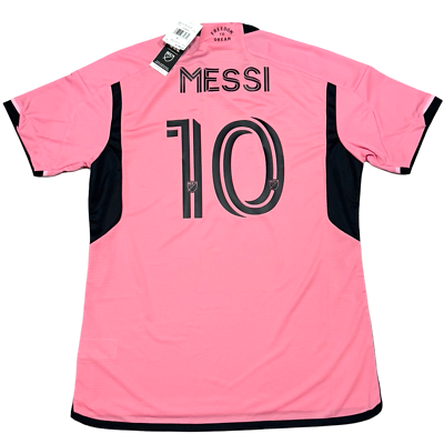 2024 Inter Miami Authentic Home Jersey #10 Messi Large adidas MLS