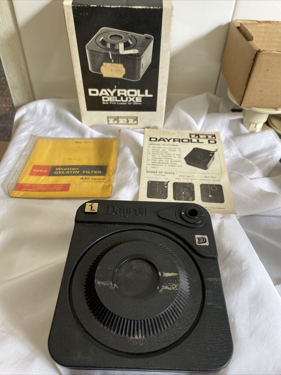 LPL Dayroll Deluxe Bulk Film Loader for 35mm W/Box & Gelatin