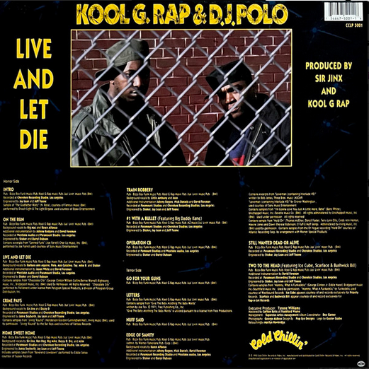 Kool G Rap & DJ Polo: Live and Let Die (1992) Cold Chillin