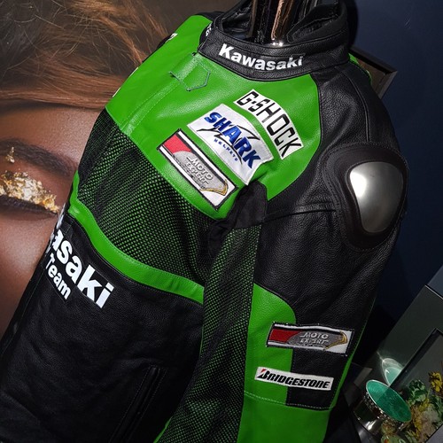 KAWASAKIMan'sMotorbike Jacket/Like NEW/4XL/Armp2Armp65cm/Around Waist121cm/L70cm - Picture 20 of 24