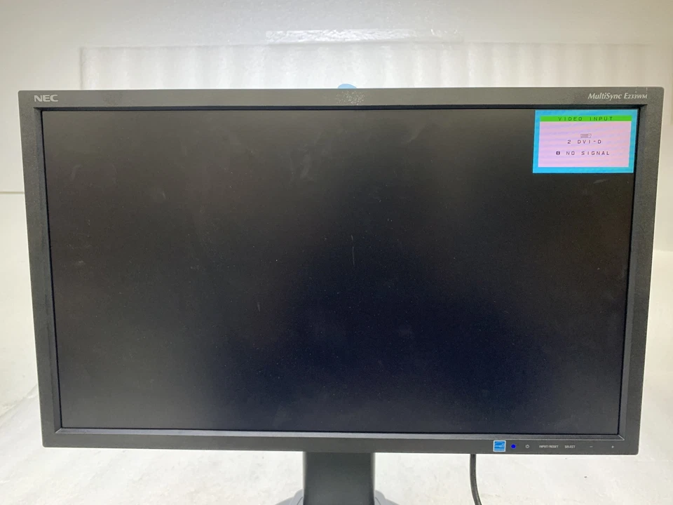Nec E233WM-BK Monitor Screen 23 " Full HD 16:9 DVI VGA Dp TESTED/NO CABLE - Image 2 of 4