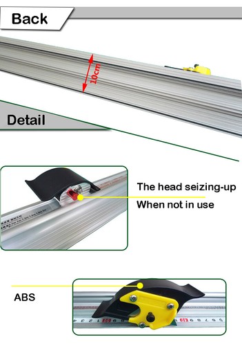 63" 1600mm Manual Sliding KT Board Trimmer Cutting Ruler,Photo PVC Trimmer Ruler - Picture 8 of 13