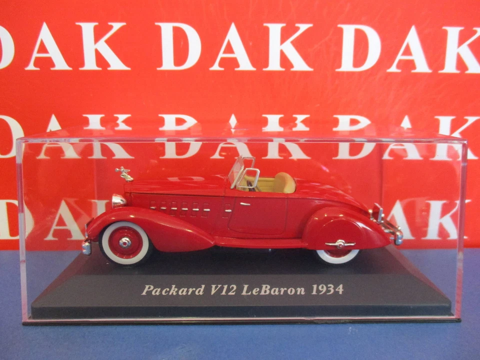 Die cast 1/43 Modellino Auto Packard V12 Le Baron Speedster 1934 - Immagine 4 di 4