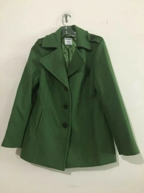 Old navy green peacoat clearance