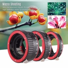 3 Close-up AF Rings for CANON DSLR cameras and lenses, EF and EF-S mounts
