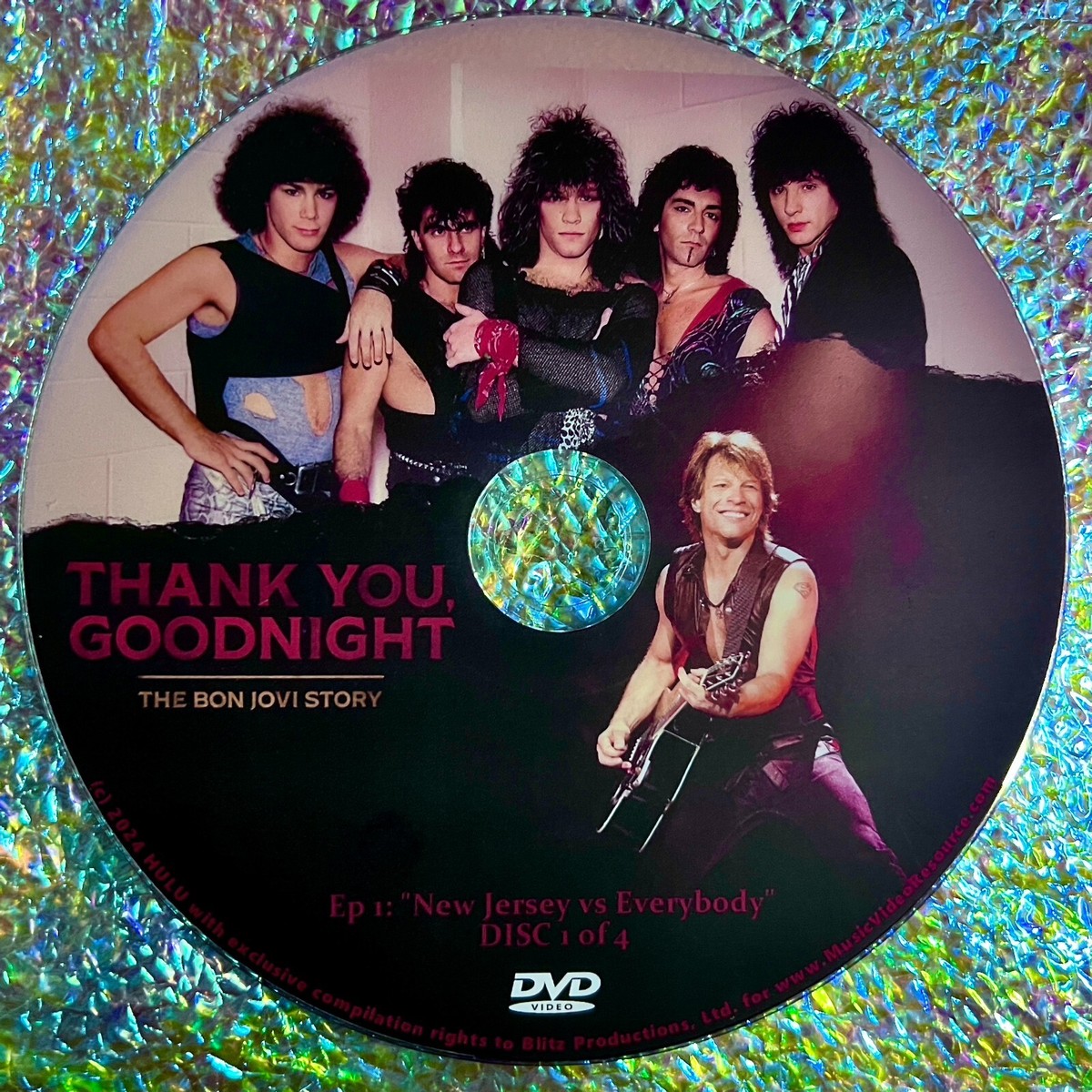 THANK YOU, GOODNIGHT THE BON JOVI STORY 4 DVD SET (2024 DocuSeries