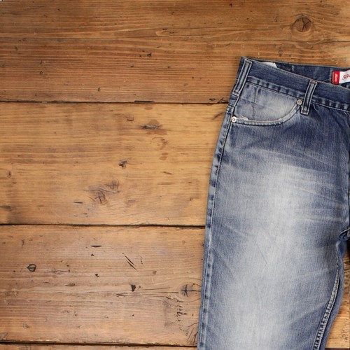 Vintage Levis 504 Y2K Jeans 33 x 30 Stonewash Straight Blue Red Tab Denim - Picture 7 of 10