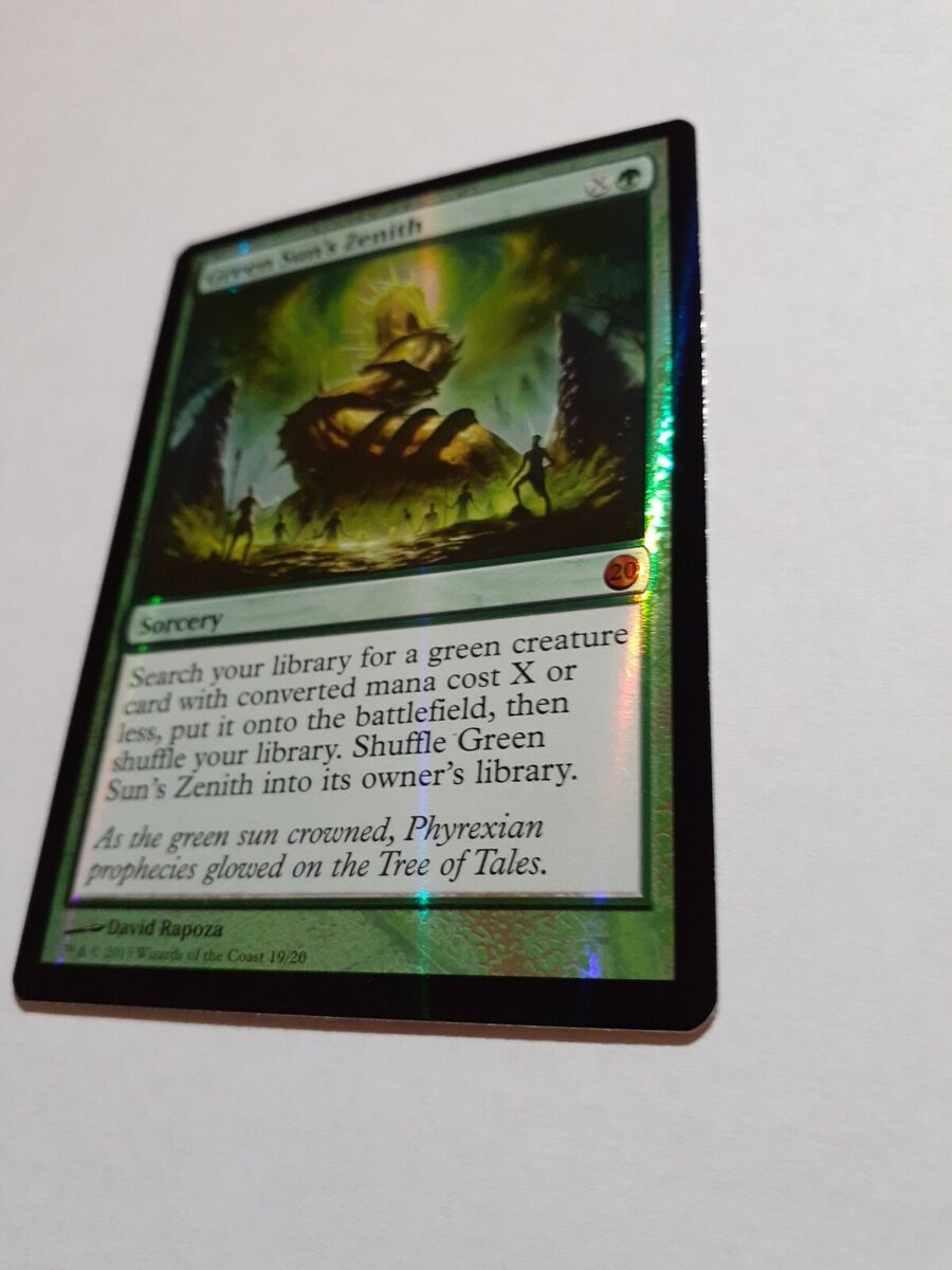 MTG Bling - From the Vault Foil - Green Sun's Zenith - FTV MTG Bling - From the Vault Foil - Green Sun's Zenith - FTV
