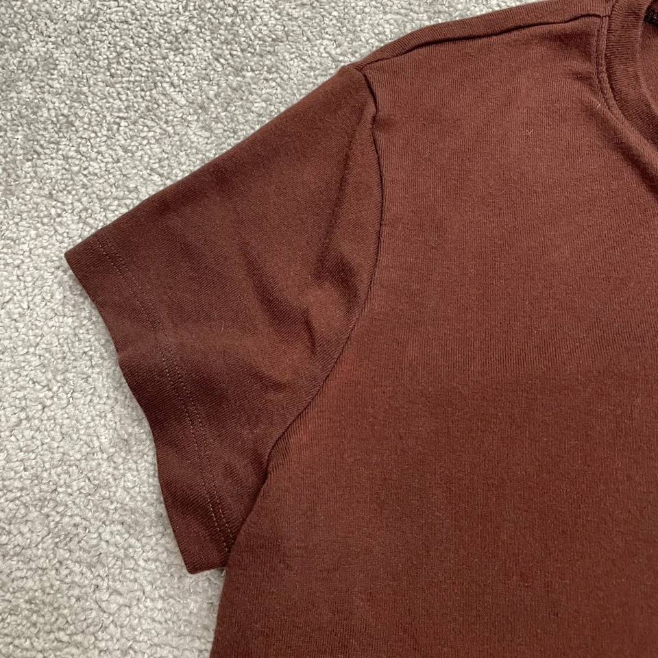 Covington Basic T-Shirt Womens XL Brown Crew Neck Short Sleeve Casual Cotton Tee - Image 3 of 4