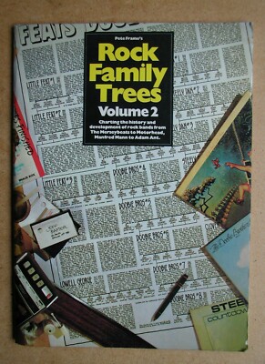 Pete Frame's Rock Family Trees. Volume 2. 1983 First Edition Large Paperback. VG
