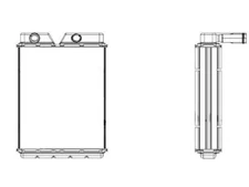 For 1975-1978 GMC K15 Heater Core TYC 34454PYHJ 1976 1977