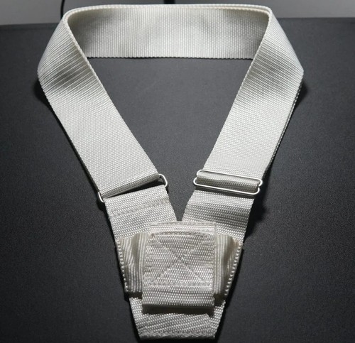White Single Web Belt Sling Adjustable Color Guard Parade Flagpole ...