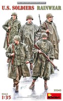 U.S. Soldaten Regenbekleidung 1:35 Plastik Modellbausatz Miniart