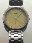 Vintage 1984 N MINT Seiko Galaxy V701-1T50 Steel Round Quartz Mens Watch