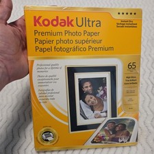 Kodak Ultra Premium Instant Dry Photo Paper 65 High Gloss Sheets 8.5 x 11 Sealed