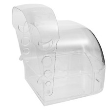 Bird Bath For Cage Transparent Parrot Shower Tub With Drawer And Secure Design