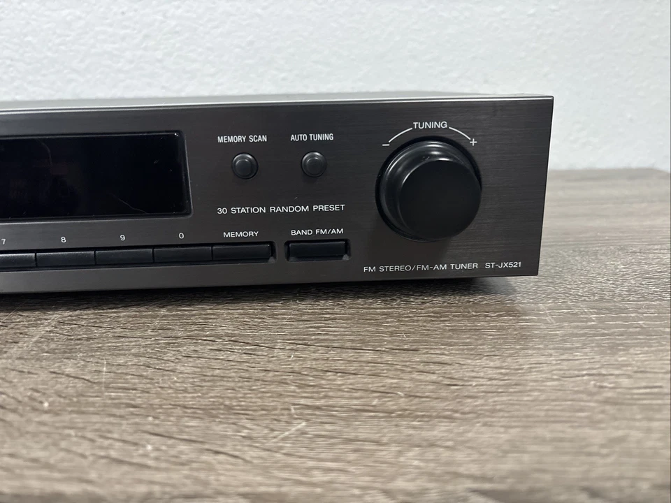 Receptor estéreo de audio Sony FM AM ST-JX521 gris probado funciona Foto 2 de 4