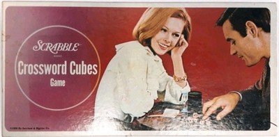 Scrabble Crossword Cubes Game Vintage Number 93