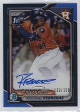 2024 Bowman Chrome Prospect Blue Refractor 132/150 Pascanel Ferreras Auto 14lt