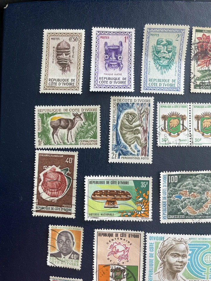 Cote De Ivore 1960-1977 24 Stamps , 1 Block Of 2, 1 Block Of 4, VF/XF - Image 2 of 4