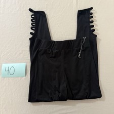 Bobbie Brooks Ladies Black Leggings Size Large