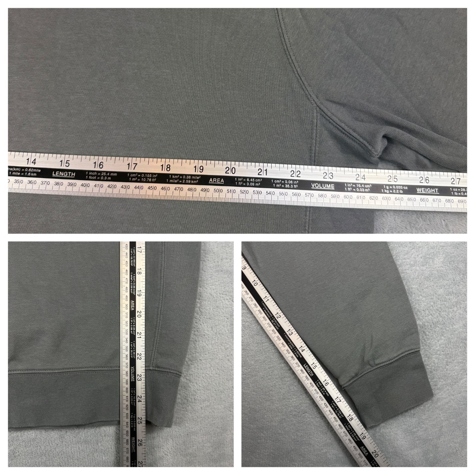Vintage Nike Club Grey Swoosh Heavyweight Size Large Pullover Sweatshirt image 6