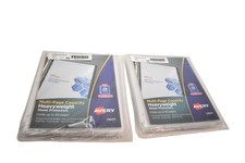 Lot Of 2 Avery Multi-Page Heavyweight Top Load Sheet Protectors 25 Count Clear