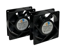 2 ThermActive RAH1238B1 AC AXIAL FANS 220-240VAC 50/60Hz BALL BEARING 0.20A NSNP