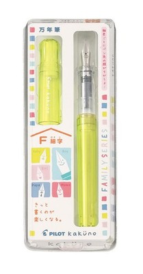 Pilot Fountain Pen Family Series Baby Clear Yellow Fine Point FKA-1SR-KBAY-F ...