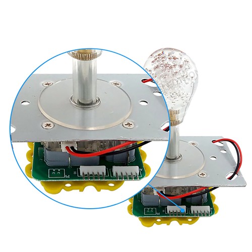 4-8 Way Colorful LED Illuminated Arcade Joystick for Jamma Machine Cabinet - Picture 6 of 7