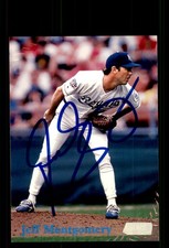 Signed Baseball Card Auto Jeff Montgomery 1998 Stadium Club #165 Royals