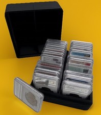 1oz Silver & Gold - Holds 20 - 1oz Bars or Rounds in slabs Storage - Made In USA 19.99 per troy oz