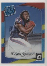 2017 Donruss Optic Rated Rookie Red & Yellow Prizm D'Onta Foreman #190 00dw