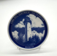 Hutschenreuther Gibbs Hill Lighthouse Bermuda Mini Plate Peter Matcham 3.5"
