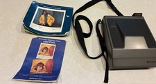 Vintage Polaroid Camera With Instruction Book Perfect For Your Camera Collection