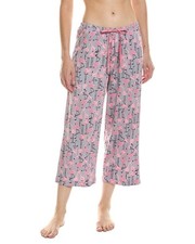 Pijama capri de puntal flamenco Hue para mujer