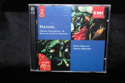 Handel Organ Concertos II Music For the Royal Fireworks Menuhin 2 cd